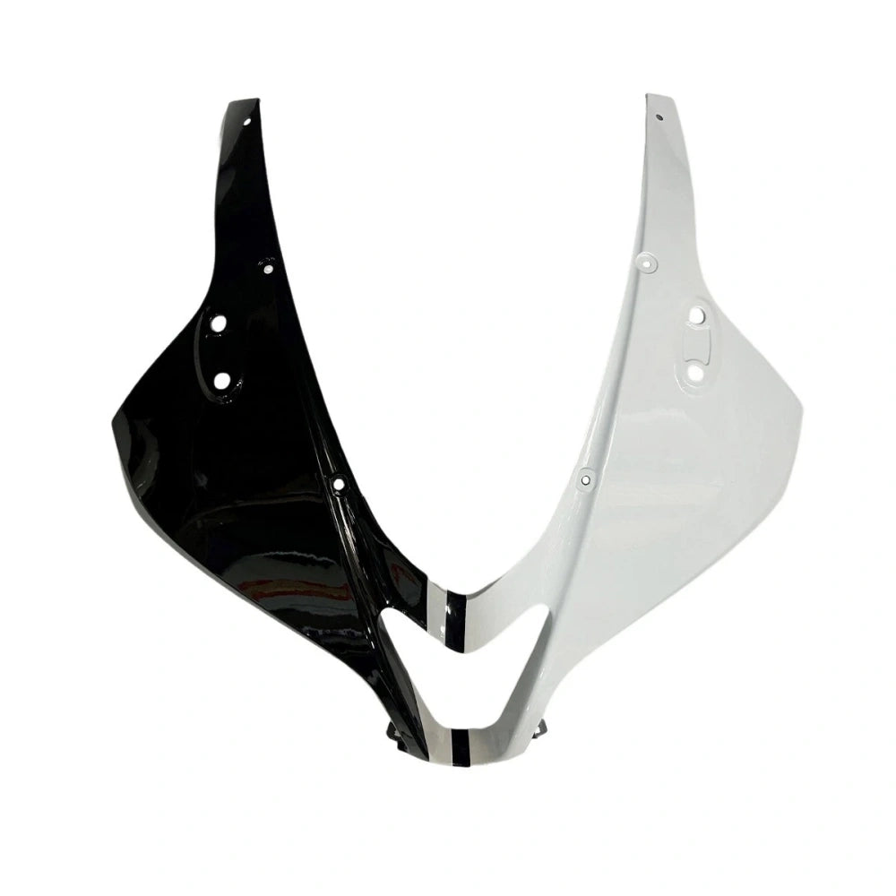 Black and White Headlight Fairing For Honda CBR600RR F5 2009-2012