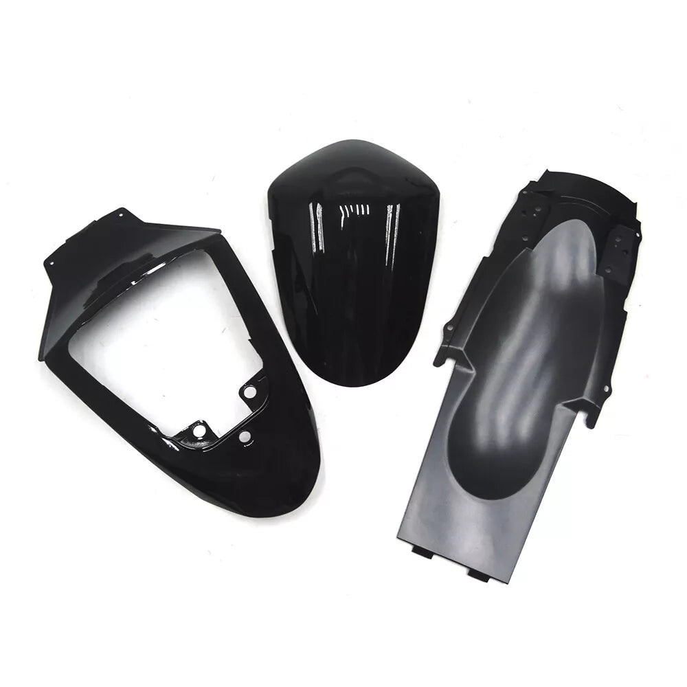 Black Red Tail Fairing Kit For Suzuki GSXR1000 K5 2005-2006