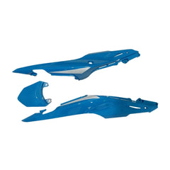 White and Blue Fairing Kit For Honda CBR500R 2013-2015