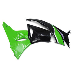 Green Black Side Fairing For Kawasaki ZX-6R 2009-2012 - Image 1