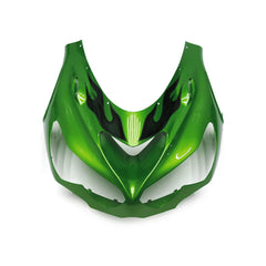 Silver and Green Fairing Kit For Kawasaki ZX-14R/ZZ-R1400 2012-2022