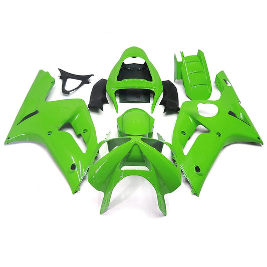 Green Fairing Kit For Kawasaki ZX-6R 2003-2004