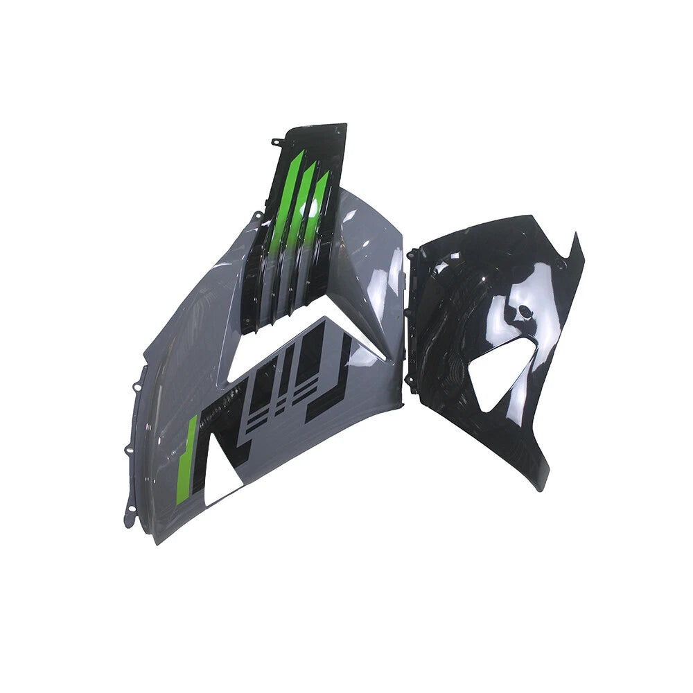 Silver and Green Fairing Kit For Kawasaki ZX-14R/ZZ-R1400 2012-2022