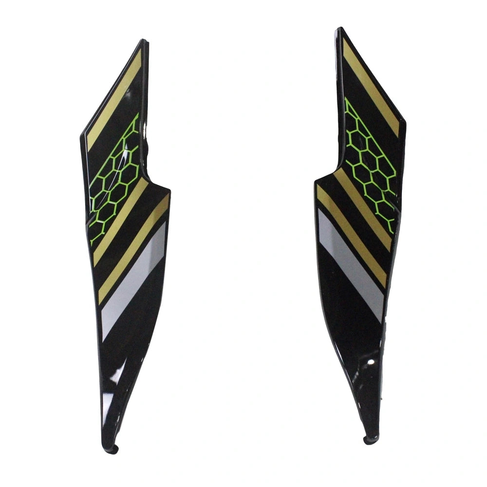 Black Green Side Panels For Kawasaki ER6F/Ninja650R 2006-2008 