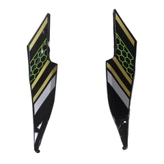 Black Green Side Panels For Kawasaki ER6F/Ninja650R 2006-2008 