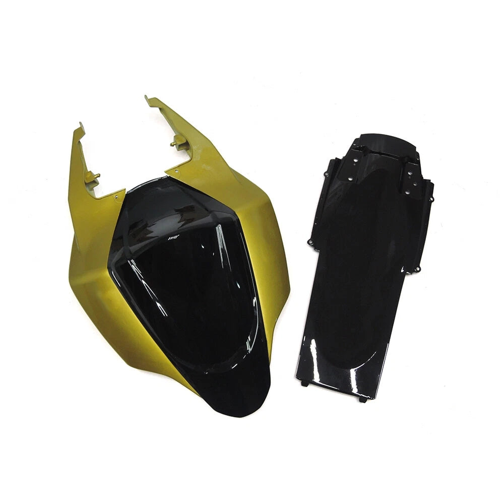 Gold Black Tail Fairing Kit For Suzuki GSXR1000 K7 2007-2008