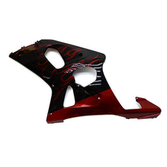 Black Flame Side Fairing For Suzuki GSXR1000 K1/K2 2000-2002  - Image 2