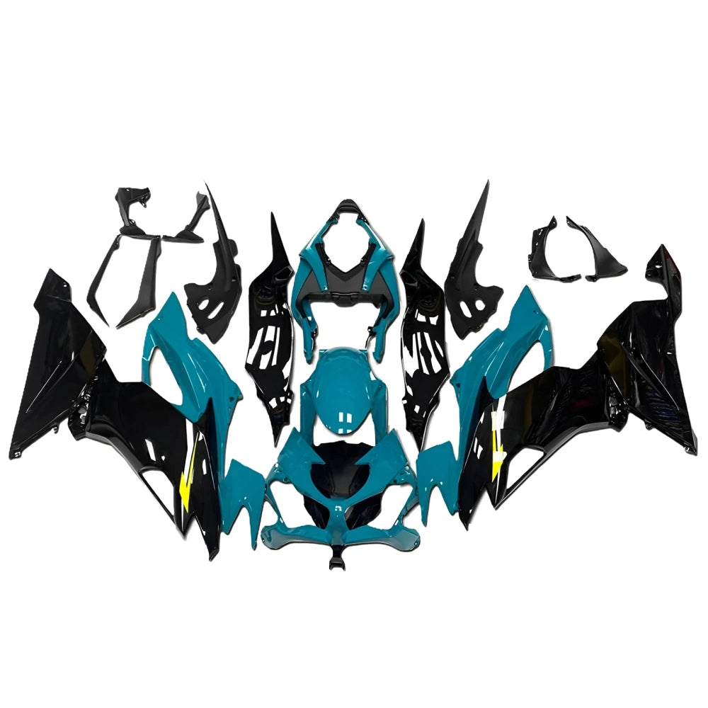 Blue Black Fairing Kit For Kawasaki ZX-6R 2019-2023