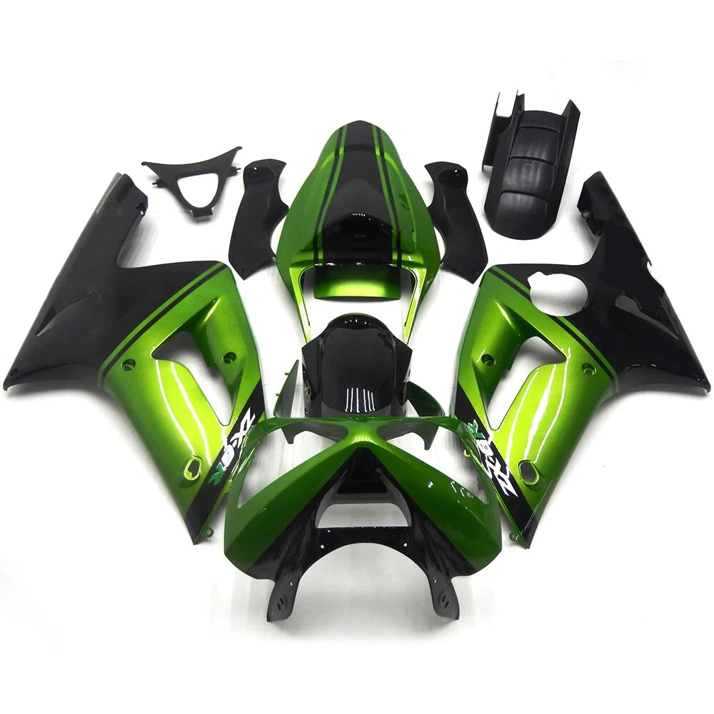 Dark Green Fairing Kit For Kawasaki ZX-6R 2003-2004