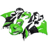 Green Black Fairing Kit For Kawasaki ZX-6R 2009-2012