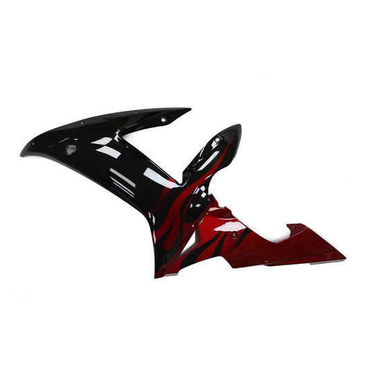 Black Red Flame Side Fairing For Yamaha YZF1000 R1 2002-2003 - Image 1