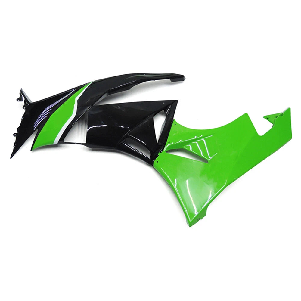 Green Black Side Fairing For Kawasaki ZX-6R 2009-2012 - Image 2