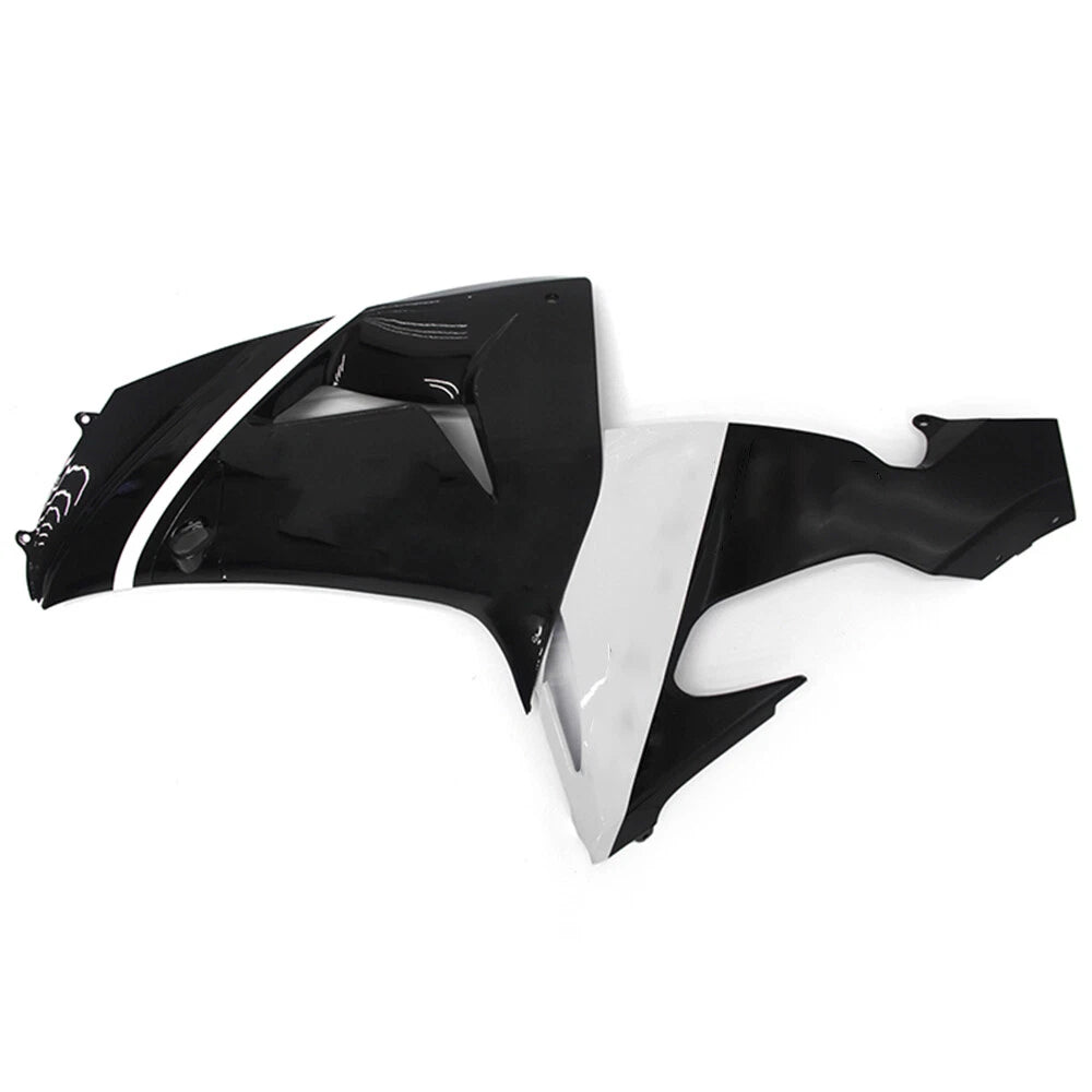 Black and White Side Fairing For Kawasaki ZX-10R 2006-2007 - Image 2