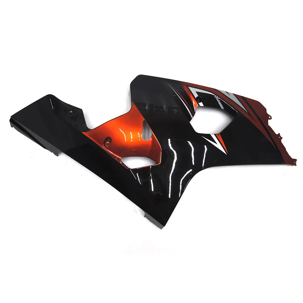 Black Orange Fairing Kit For Suzuki GSXR600/GSXR750 2004-2005 