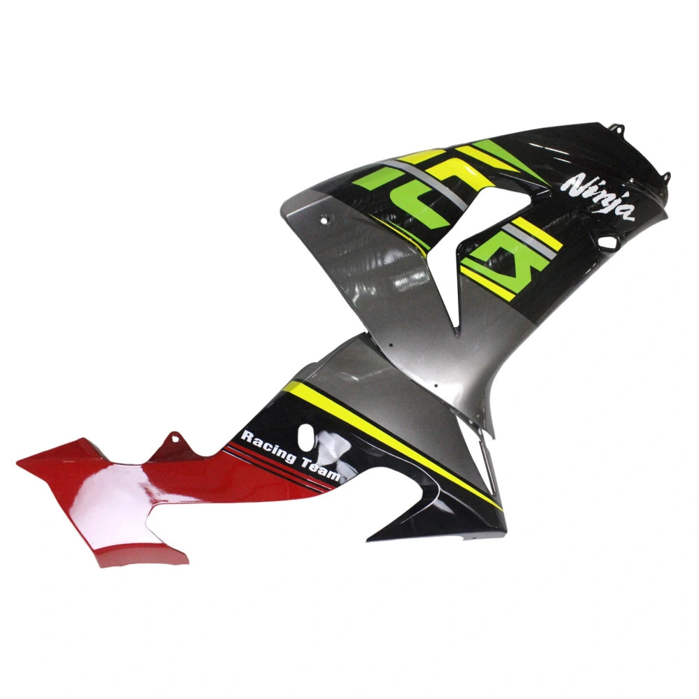 Black Green Side Fairing For Kawasaki ZX-10R 2006-2007 - Image 1