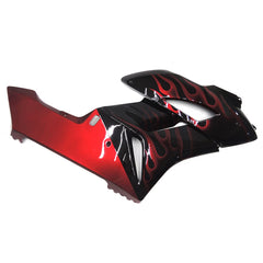 Black Red Flame Side Fairing For Honda CBR1000RR 2004-2005 - Image 2