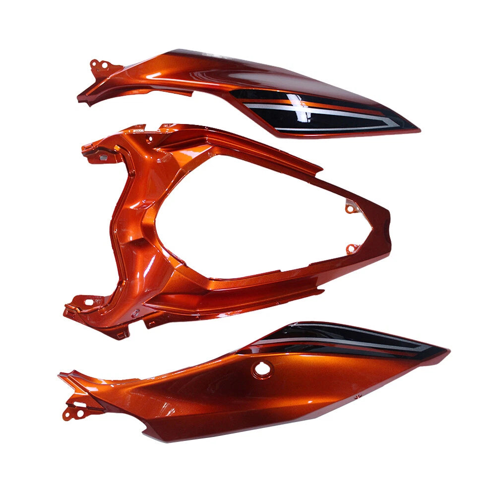 Black Orange Front Fairing Kit For Kawasaki NINJA400/EX400 2018-2023