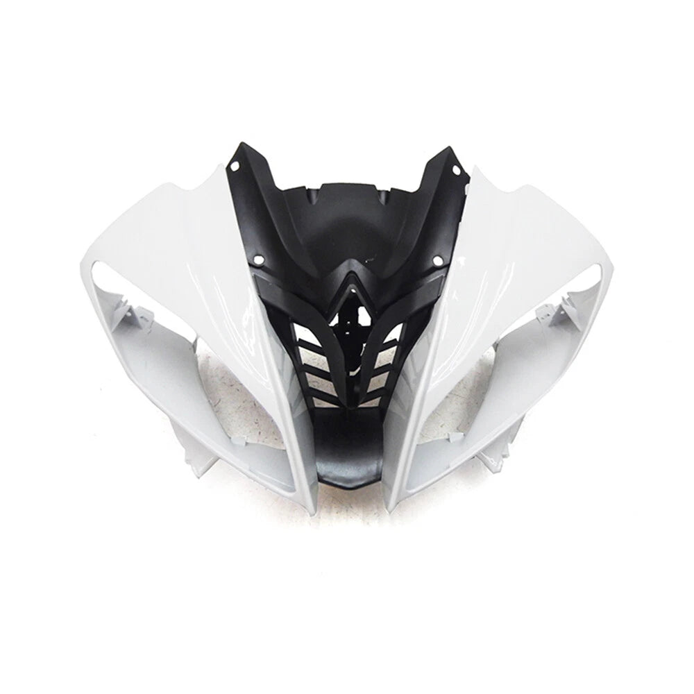 Black and White Nose Fairing For Yamaha YZF-600 R6 2008-2016