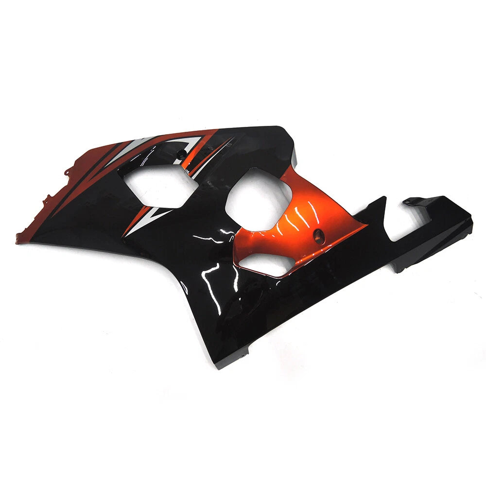 Black Orange Fairing Kit For Suzuki GSXR600/GSXR750 2004-2005 