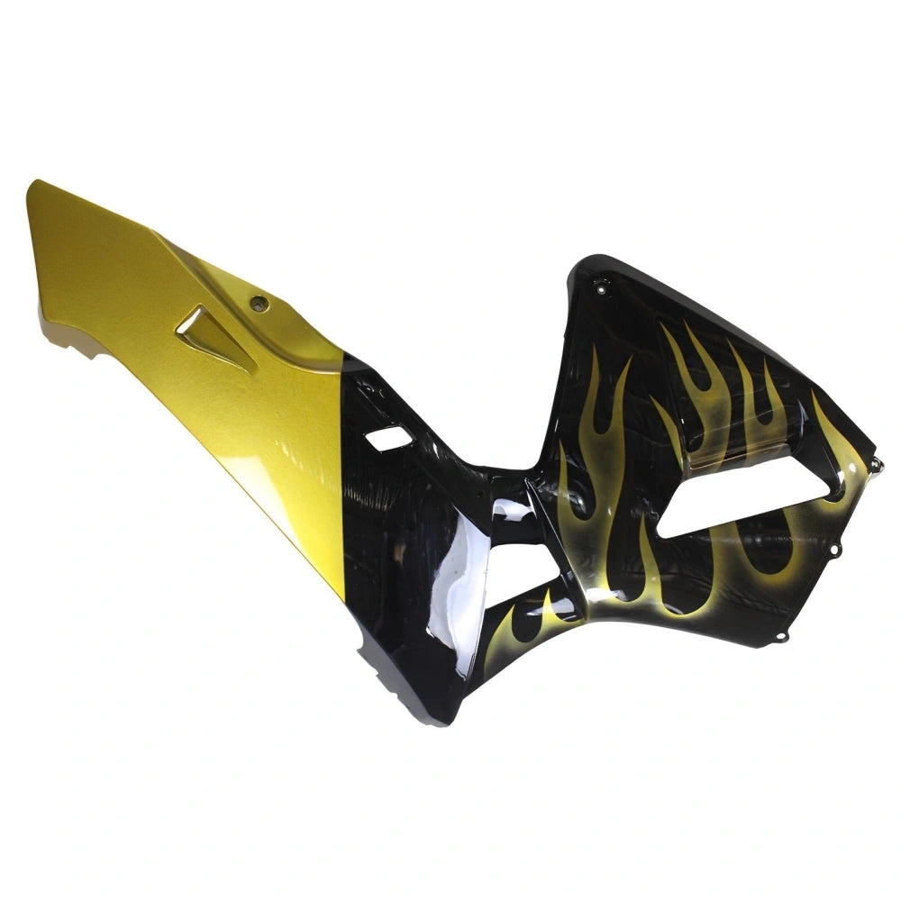 Black and Yellow Flame Side Fairing For Honda CBR600RR F5 2005-2006 - Image 1