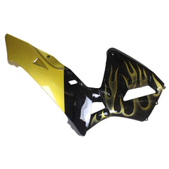 Black and Yellow Flame Side Fairing For Honda CBR600RR F5 2005-2006 - Image 1