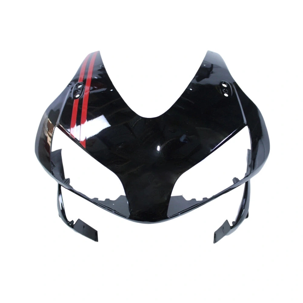 Black Red Headlight Fairing For Honda CBR600RR F5 2003-2004