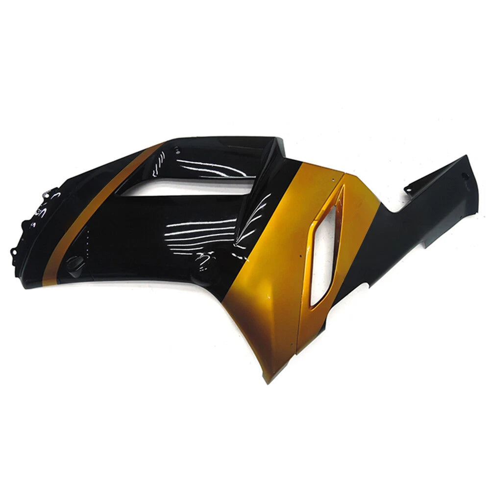 Gold Black Side Fairing For Kawasaki ZX-6R 2007-2008 - Image 1
