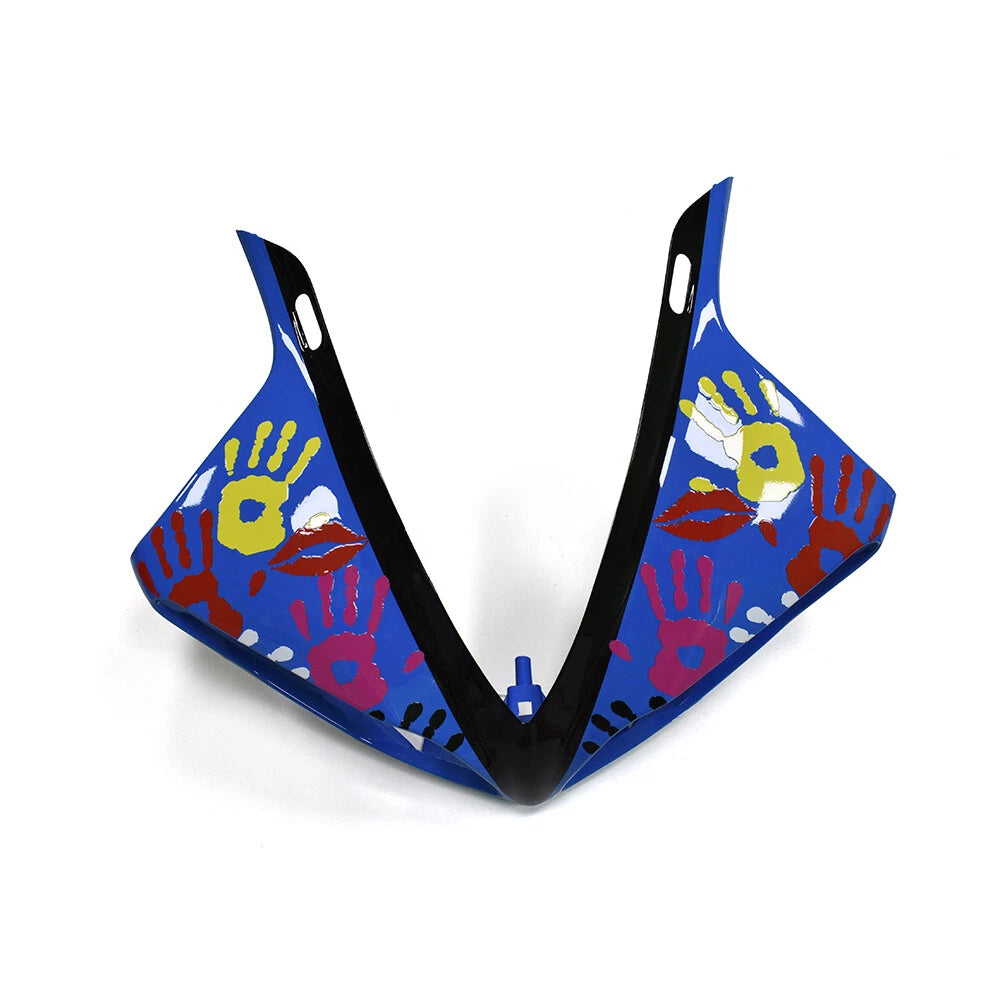 Blue Black Front Fairing For Yamaha YZF1000 R1 2009-2011
