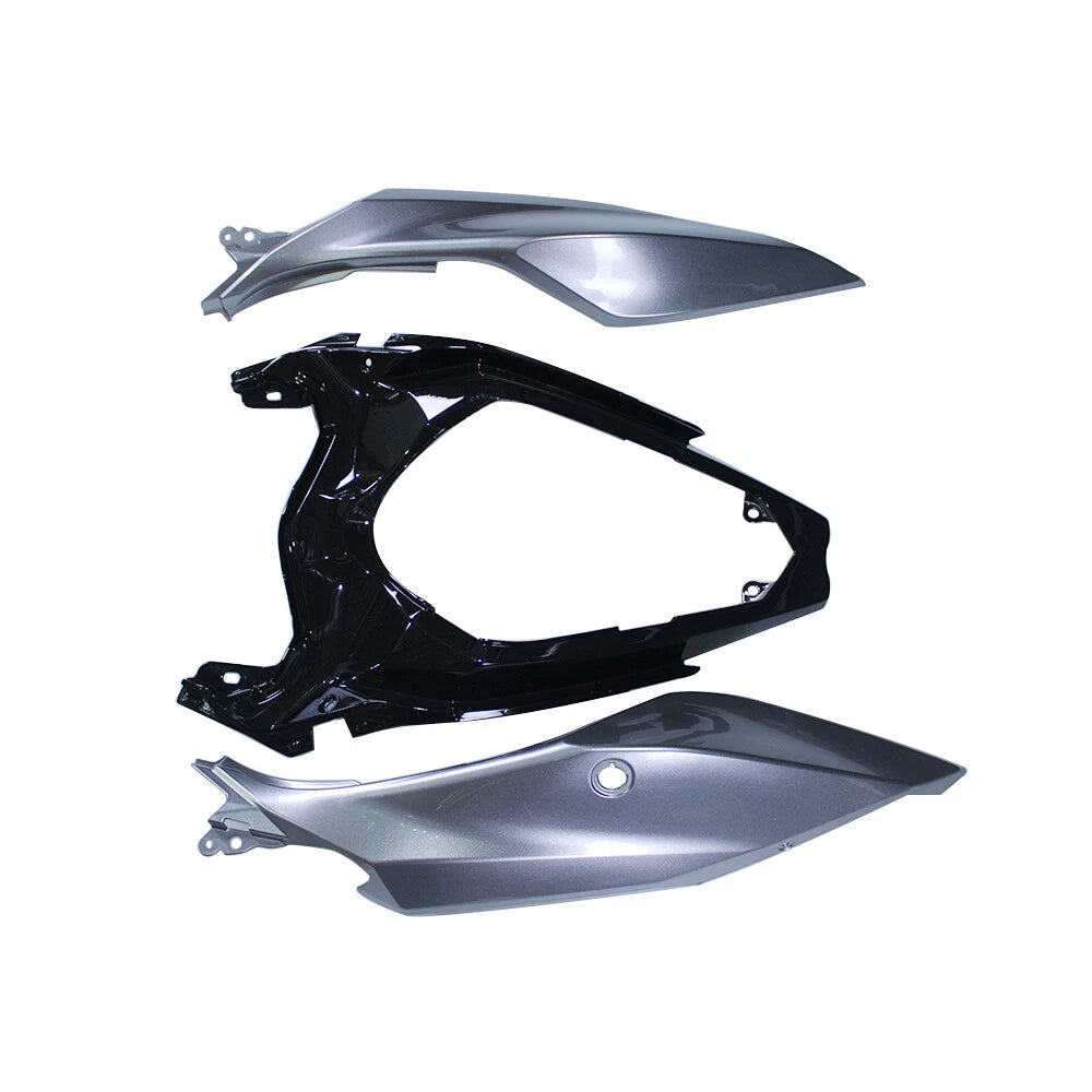 Silver Black Front Fairing Kit For Kawasaki NINJA400/EX400 2018-2023