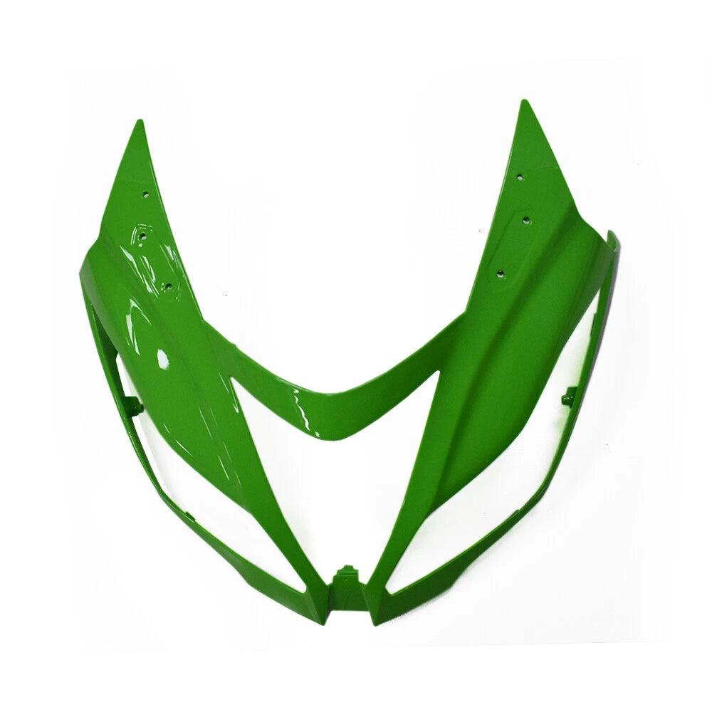 Black Green Nose Fairing For Kawasaki ZX-6R 2013-2018