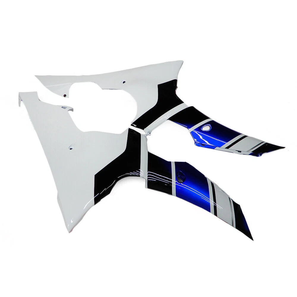 Blue and White Side Panels For Yamaha YZF-600 R6 2008-2016