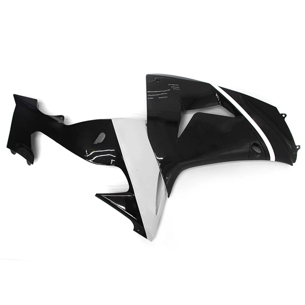 Black and White Side Fairing For Kawasaki ZX-10R 2006-2007 - Image 1