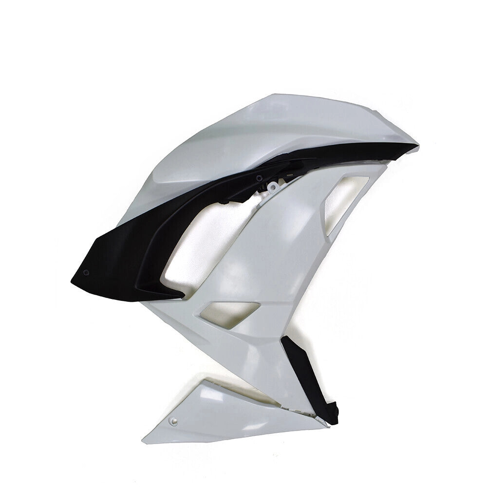 Black and White Side Fairing For Kawasaki ER6F/Ninja650R 2017-2019 