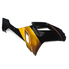 Gold Black Side Fairing For Kawasaki ZX-6R 2007-2008 - Image 2