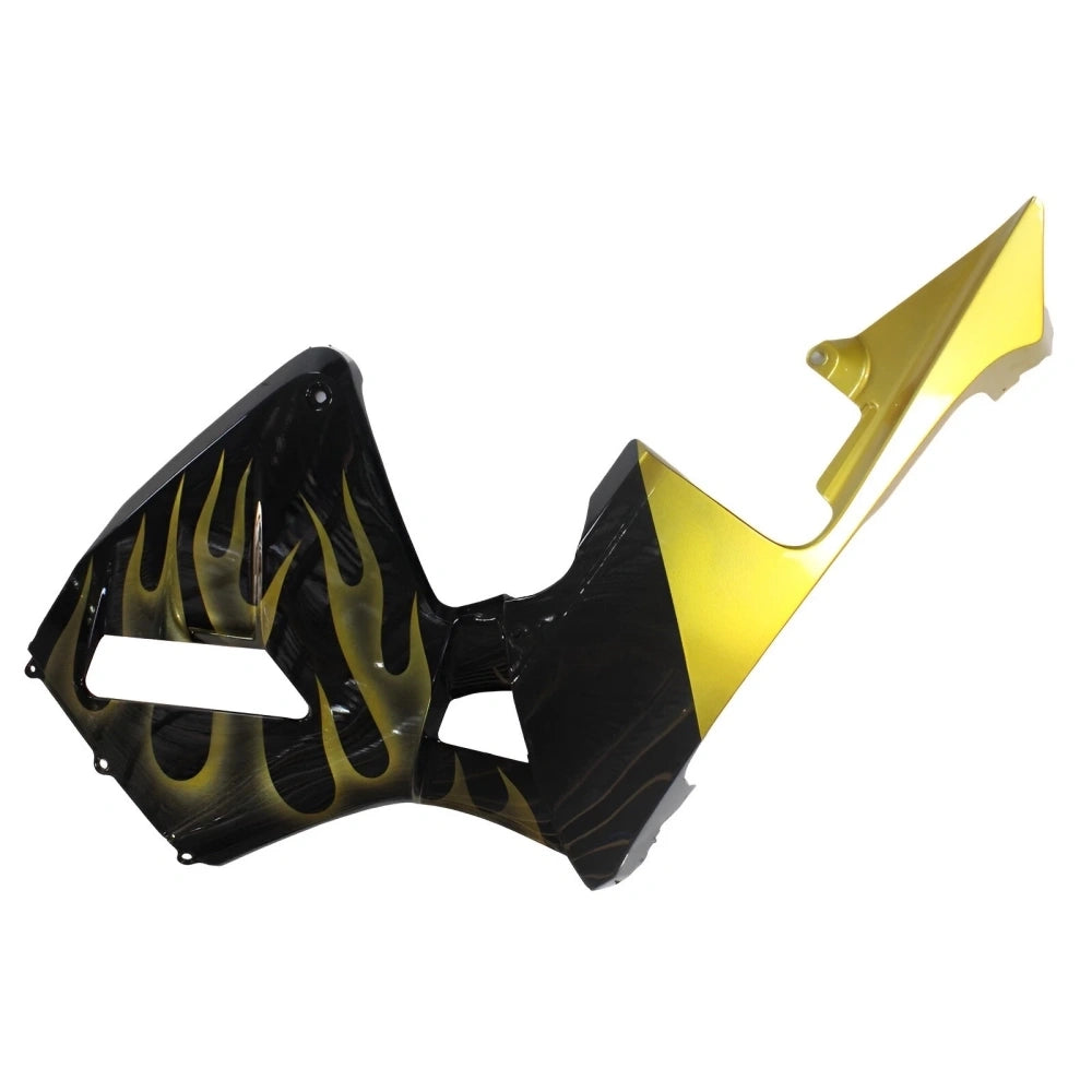 Black and Yellow Flame Side Fairing For Honda CBR600RR F5 2005-2006 - Image 2