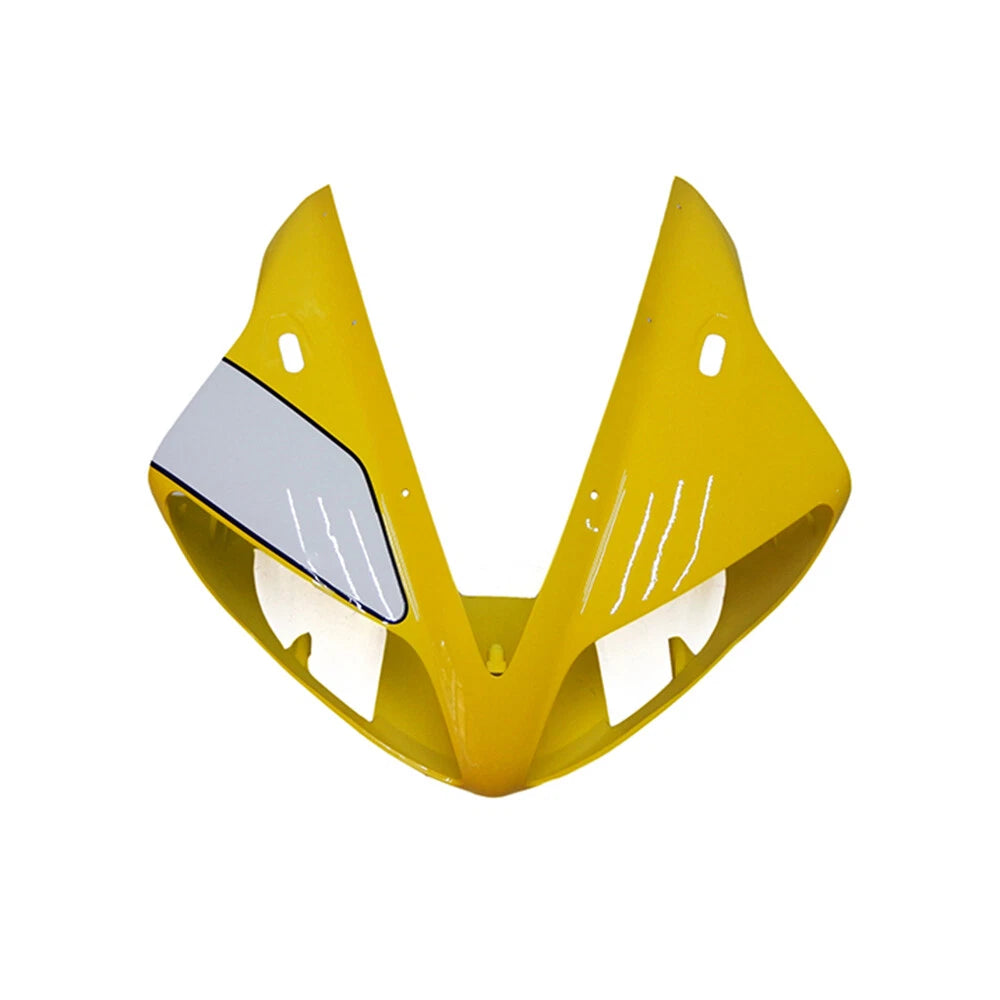 Yellow and White Nose Fairing For Yamaha YZF1000 R1 2002-2003