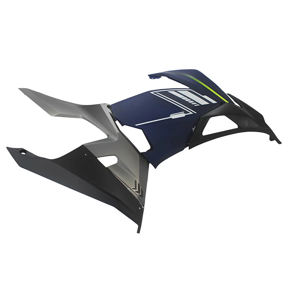 Matte Blue Black Side Fairing For Kawasaki NINJA400/EX400 2018-2023