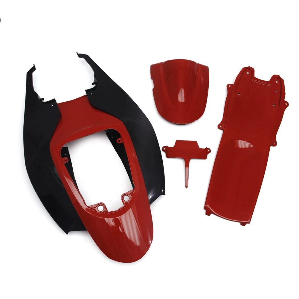 Red Black Tail Fairing Kit For Suzuki GSXR600/GSXR750 K6 2006-2007