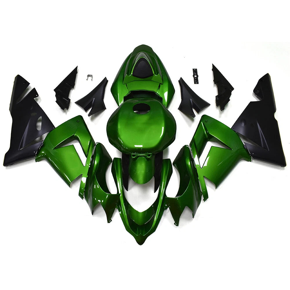 Dark Green Fairing Kit For Kawasaki ZX-10R 2004-2005