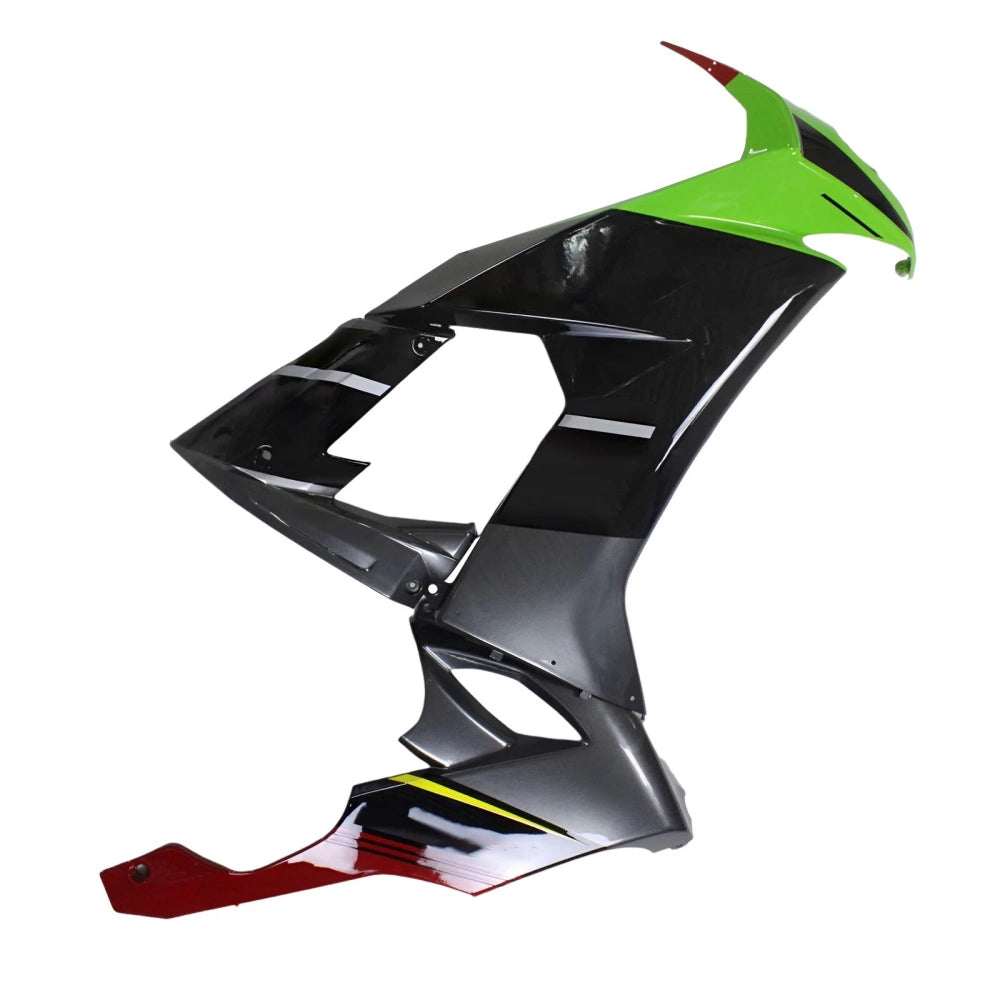 Black Green Side Fairing For Kawasaki ZX-10R 2008-2010 - Image 1