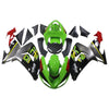 Black Green Fairing Kit For Kawasaki ZX-10R 2006-2007