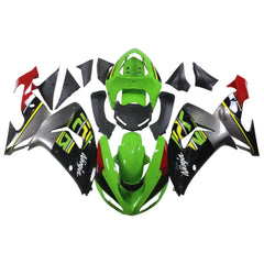 Black Green Fairing Kit For Kawasaki ZX-10R 2006-2007