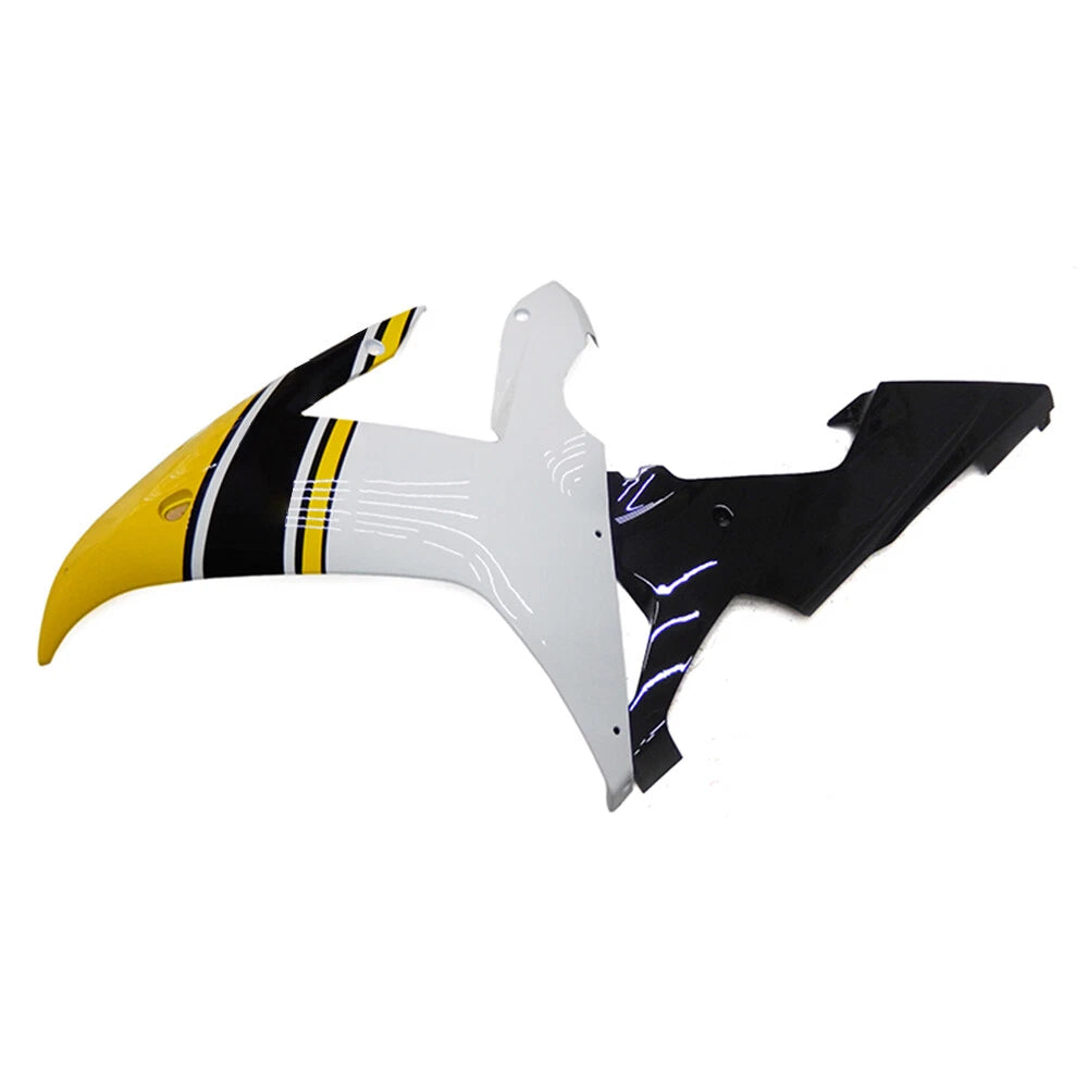 Yellow and White Side Fairing For Yamaha YZF1000 R1 2002-2003 - Image 1
