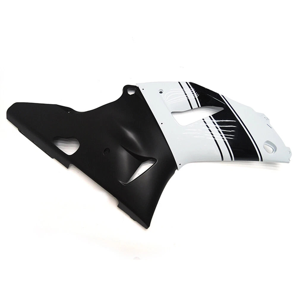 Black and White Side Fairing For Yamaha YZF1000 R1 2000-2001 - Image 2