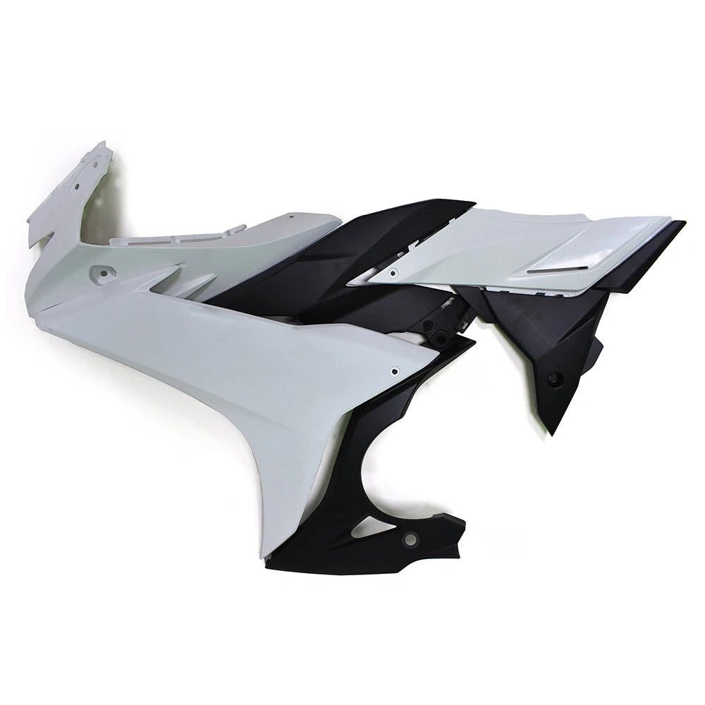 Black and White Front Fairing and Upper Side Fairing For Suzuki GSX250R 2017-2020