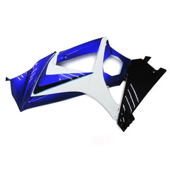 Blue and White Side Fairing For Suzuki GSXR1000 K7 2007-2008 - Image 1