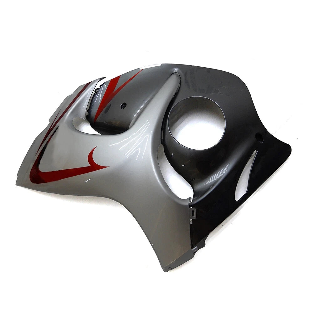 Silver Red Front Fairing For Suzuki GSXR1300 Hayabusa 2008-2020