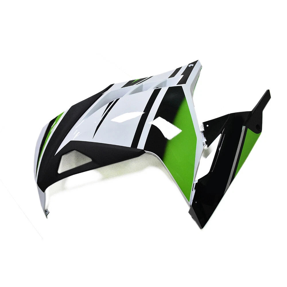 Black White and Green Side Fairing For Kawasaki NINJA300/EX300 2013-2017 - Image 1