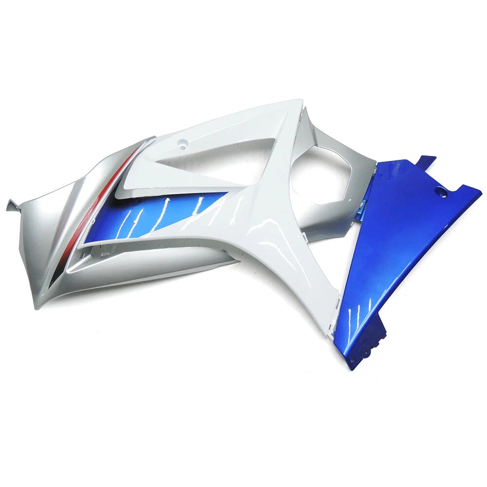 Blue White and Silver Side Fairing For Suzuki GSXR1000 K7 2007-2008 - Image 1