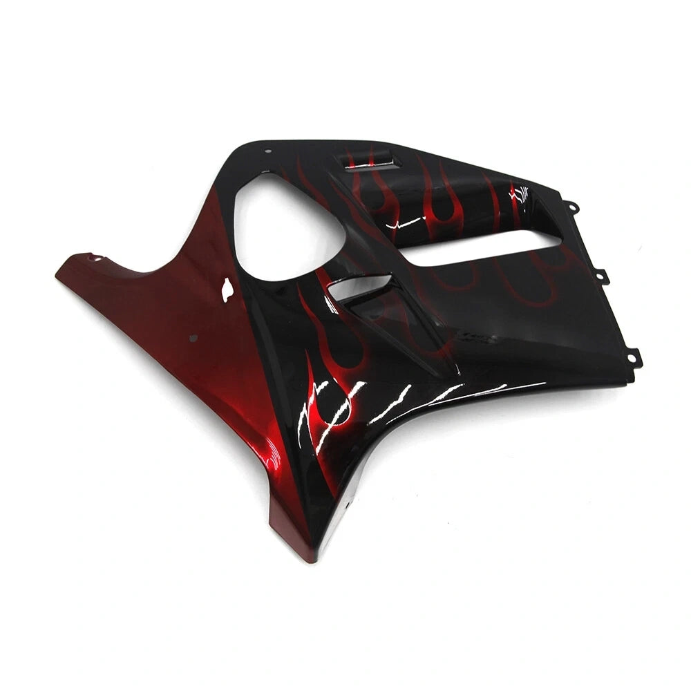 Black and Red Flame Side Fairing For Honda CBR250RR MC19 1988-1989 - Image 2